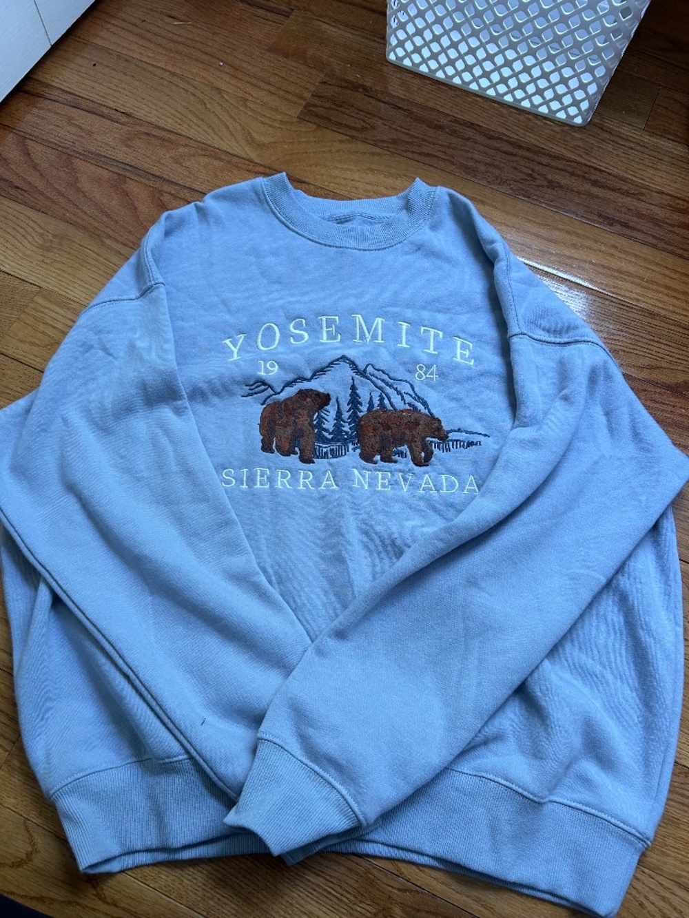 Light Blue Crew Sweatshirt